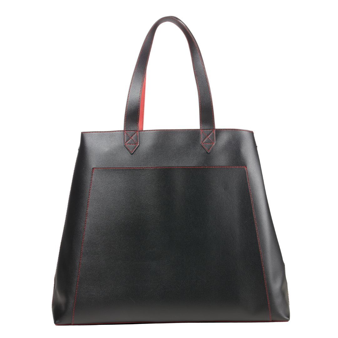 Rouge Noir Tote With Laptop Sleeve