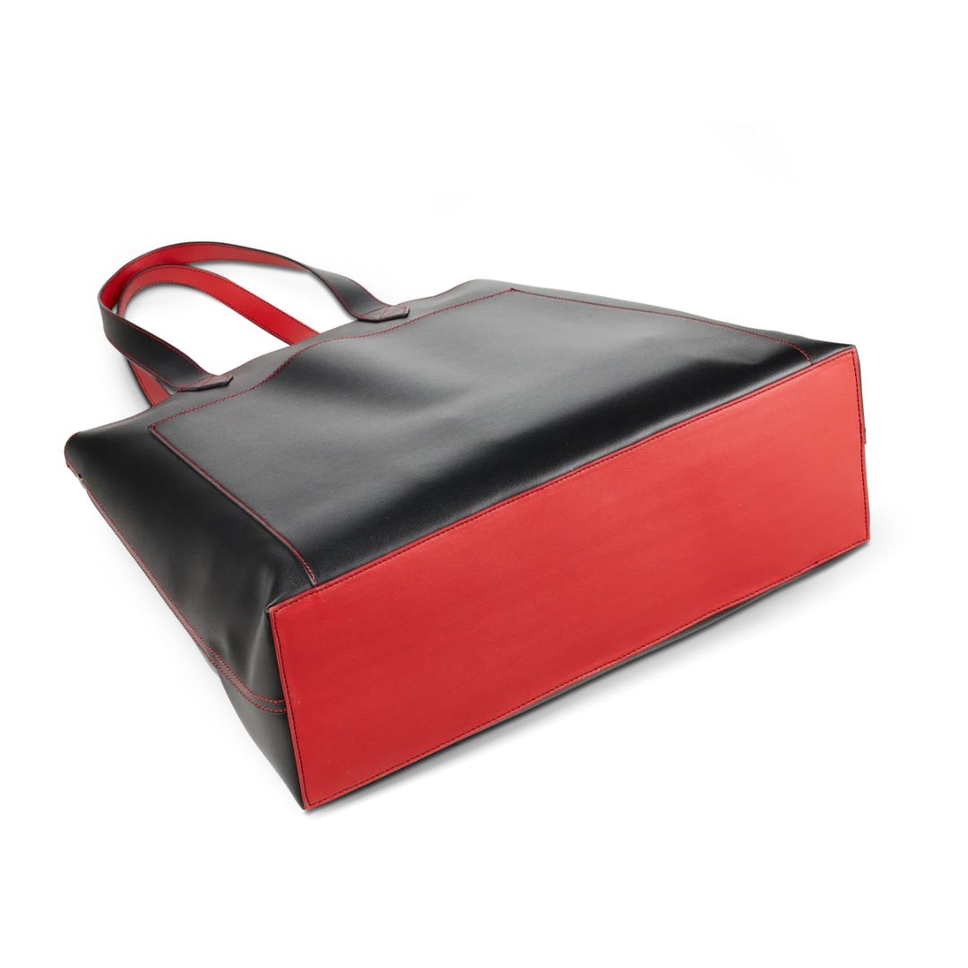 Rouge Noir Tote With Laptop Sleeve