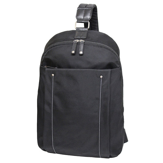 City Slim Miami Crossbody Laptop Backpack - Black (Closeout)