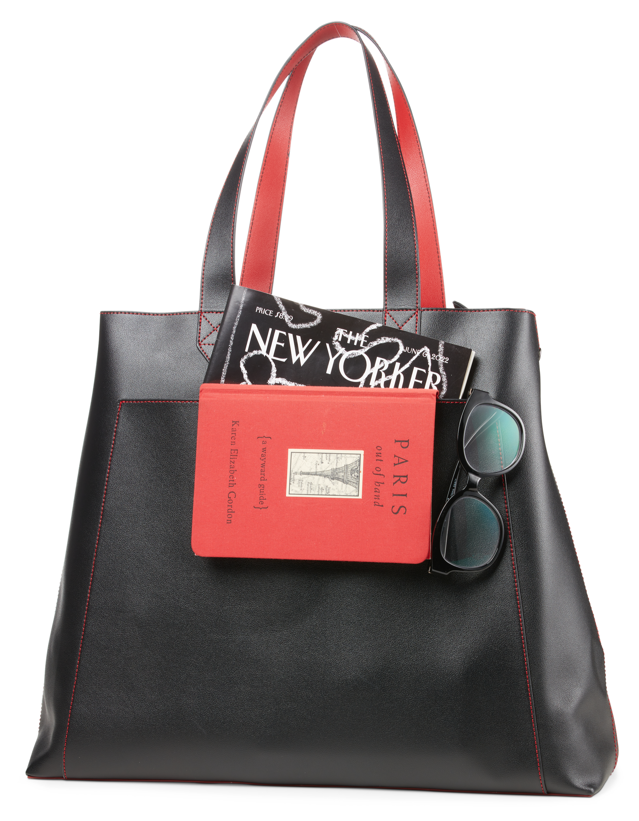 Rouge Noir Tote With Laptop Sleeve