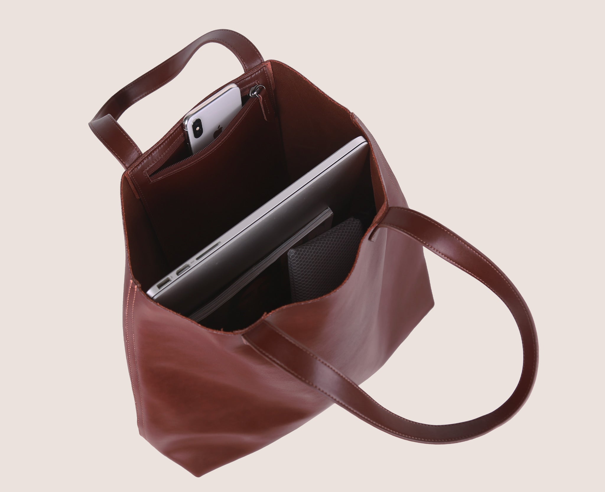 Tote Made Easy Leather Carryall